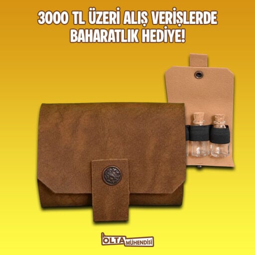 Pratik Deri Baharatlık Hediyesi Kazan!